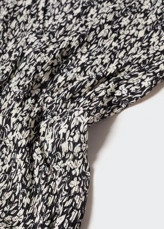 Printed textured dress - Laurel Morgan
