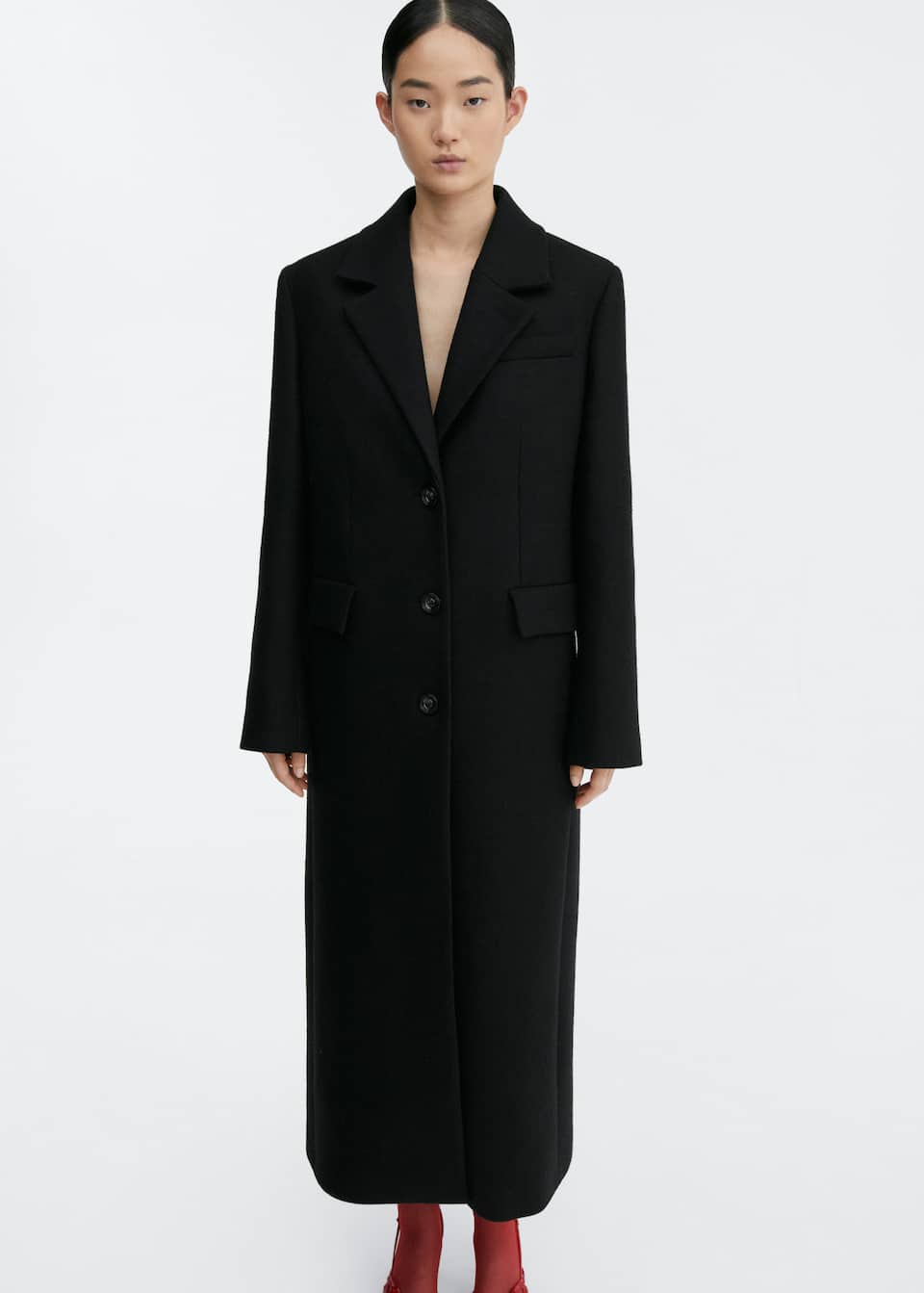 Structured wool coat - Laurel Morgan