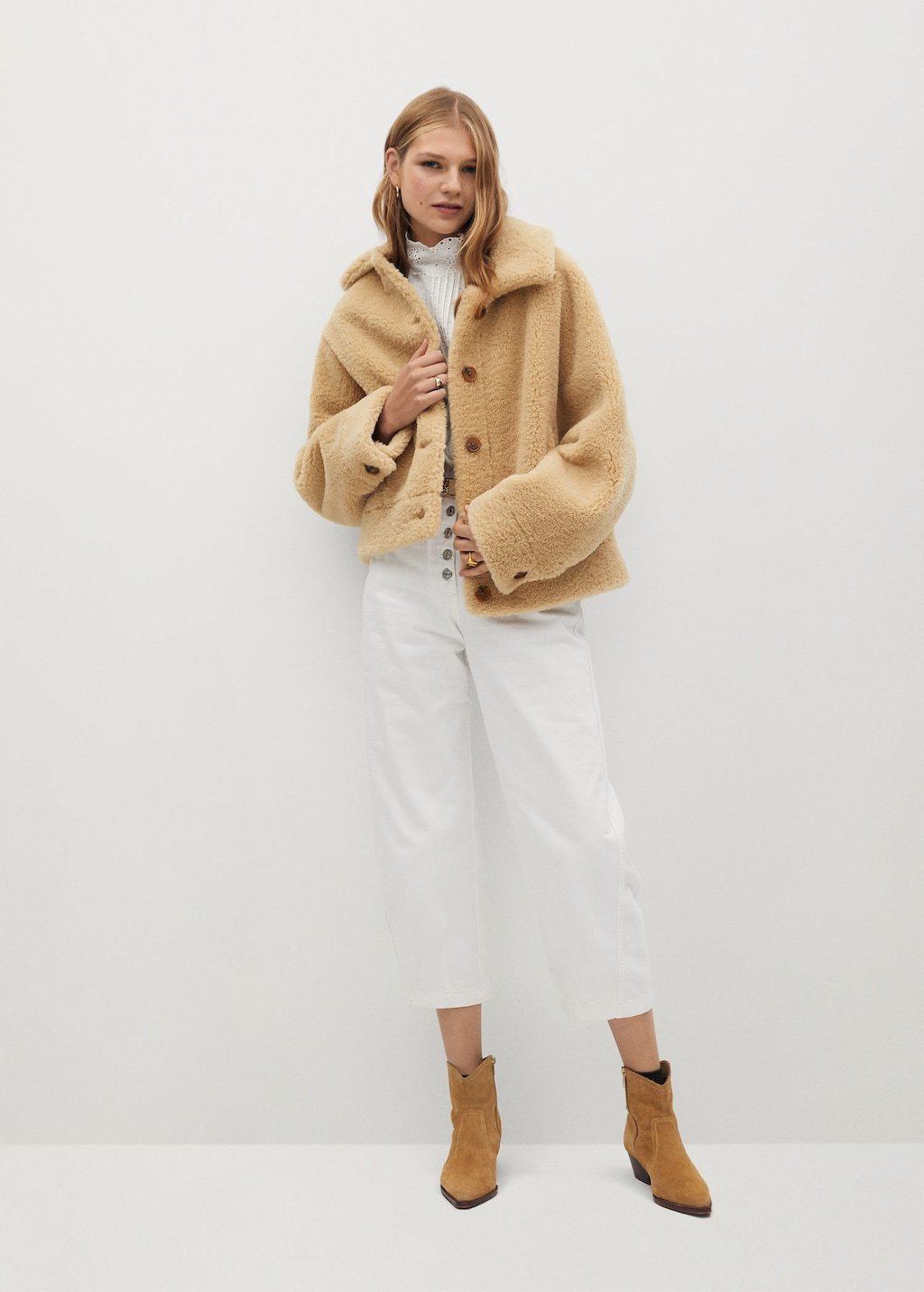 Faux shearling jacket - Laurel Morgan